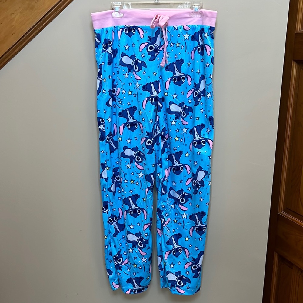 NWT Disney Stitch pajama bottoms